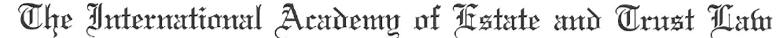 International Academy of Trust & Estate Law